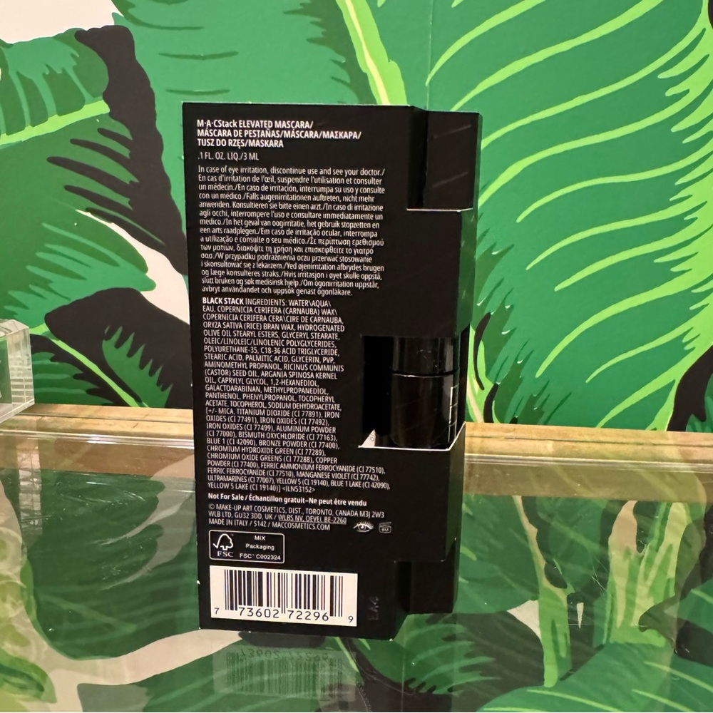 NWT MAC Stack Elevated Mascara Black Mini 3ml - Picture 9 of 9